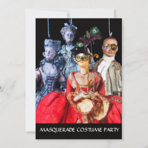 ANTIEK ITALIAANSE PARTIJ VOOR MASQUERADE COSTUME KAART