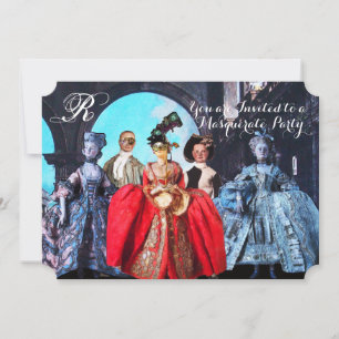 ANTIEK ITALIAANSE PARTIJ VOOR MASQUERADE COSTUME KAART