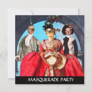 ANTIEK ITALIAANSE PARTIJ VOOR MASQUERADE COSTUME KAART