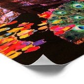 ANTIEK ITALIAANSE PARTIJ VOOR MASQUERADE COSTUME POSTER (Hoek)