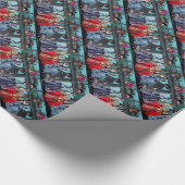 ANTIEK ITALIAANSE POPPETS MASKERADE-MASKEREN, KOST CADEAUPAPIER (Hoek)