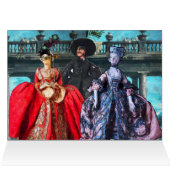 ANTIEK ITALIAANSE POPPETS MASKERADE MASKES COSTUUM (Binnen Horizontaal (Boven))