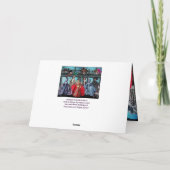 ANTIEK ITALIAANSE POPPETS MASKERADE MASKES COSTUUM KAART (Achterkant)