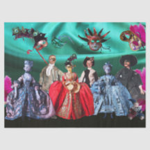 ANTIEK ITALIAANSE PUPPETS, MASKERADE PARTIJEN