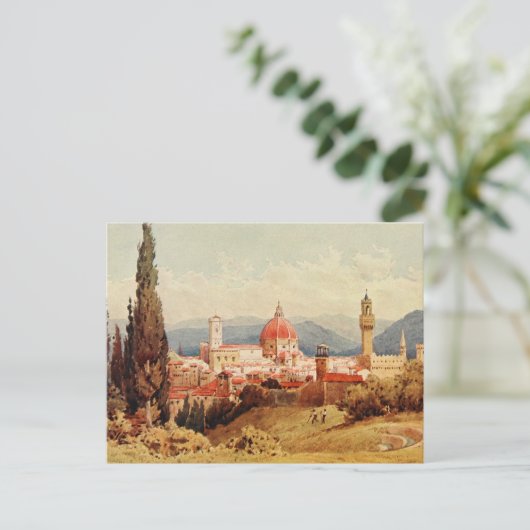  Antiek Italië Florence Boboli Tuinen Briefkaart (Staand voorkant)