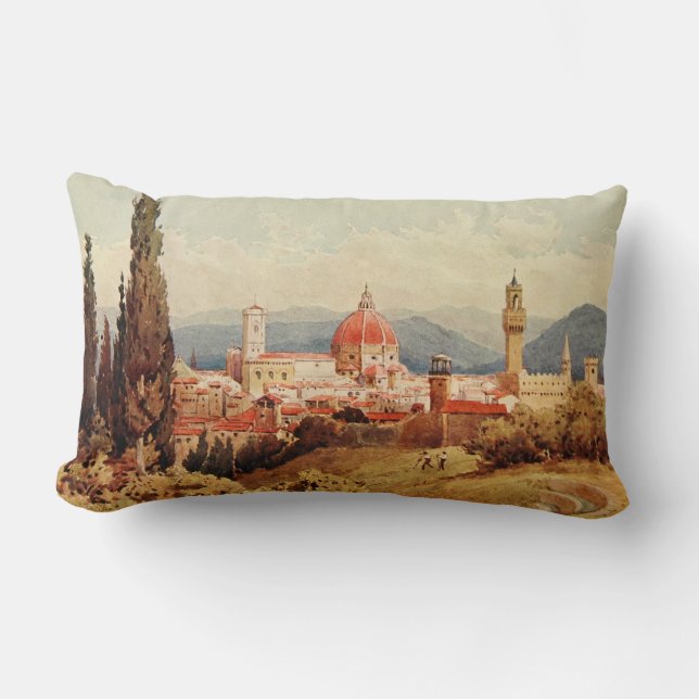  Antiek Italië Florence Boboli Tuinen Kussen (Voorkant)