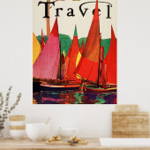  Antiek Italië Reistijdschrift Vist Poster (Keuken)