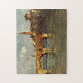  Antiek Italië: Romeinse brug Verona Legpuzzel (Verticaal)