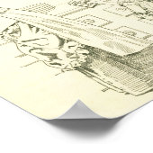 Antiek ivoren zeep — Victoriaans meisje dat dame h Poster (Hoek)