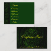 Antiek jager Green Visitekaartje (Voorkant / Achterkant)