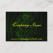 Antiek jager Green Visitekaartje (Achterkant)