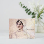 Antiek Jane Austen Portrait Briefkaart (Staand voorkant)