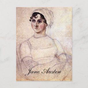 Antiek Jane Austen Portrait Briefkaart