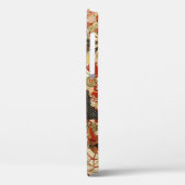 ANTIEK JAPANESE STROMEN Rode groene zwarte Floral Case-Mate iPhone Case (Achterkant / Links)