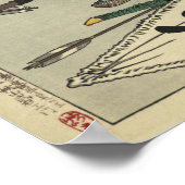 Antiek Japanners afdrukken #15 Samurai Dueling Poster (Hoek)