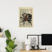 Antiek Japanners afdrukken #15 Samurai Dueling Poster (Thuiskantoor)