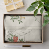 Antiek Japans Bloem voor Decoupage of Gifts Tissuepapier (Geschenk)