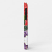 Antiek Japans Brocade Deep Red Case-Mate iPhone Case (Achterkant/links)