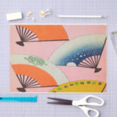 Antiek Japans Fans - Tissue Paper voor Crafting Tissuepapier (Craft)