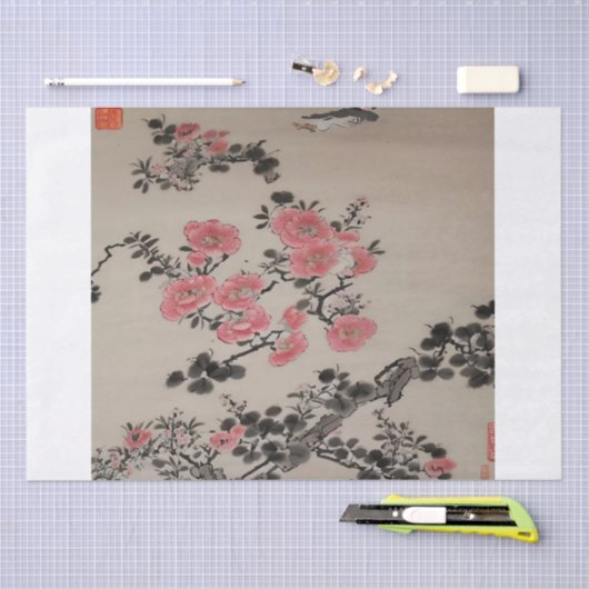 Antiek Japans tissuepapier (Craft)