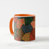 ANTIEK JAPANSE BLOEMEN, BLADEREN ,GEOMETRISCHE BLO MOK (Voorkant links)