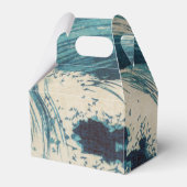 Antiek Japanse Blue Waves Ocean Print Bedankdoosjes (Voorkant Zijde)