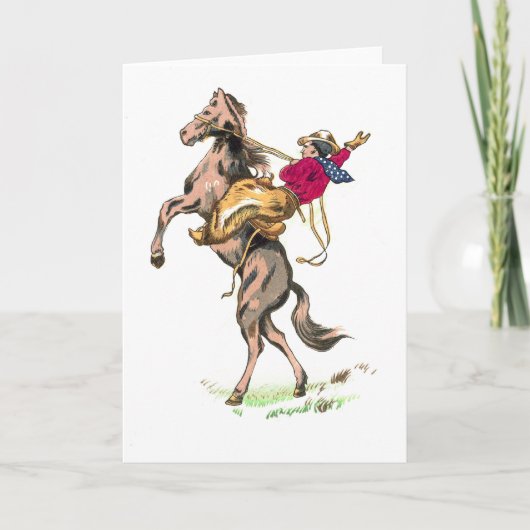 Antiek Japanse Buckaroo 6 Kaart (Voorkant)