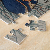 Antiek Japanse kunstheld Legpuzzel (Zijkant)