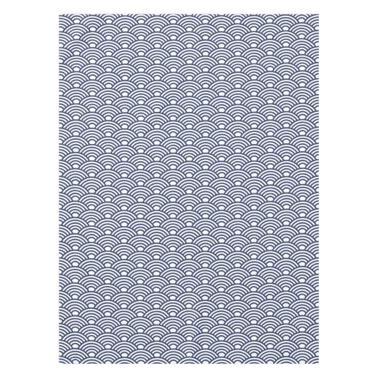 Antiek Japanse Seigaiha-golven Tafelkleed (Voorkant)