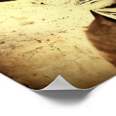 Antiek jaren 1800 Foto van een Cowboy Poster (Hoek)