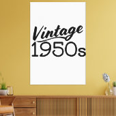 Antiek jaren 50 canvas afdruk (Insitu (Woonkamer))