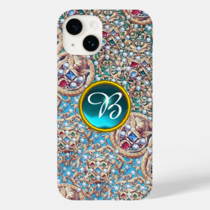 ANTIEK JEWELS, GEMSTONES, PEARLS, ANGELS MONOGRAM Case-Mate iPhone 14 HOESJE