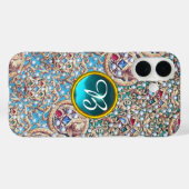 ANTIEK JEWELS, GEMSTONES, PEARLS, ANGELS MONOGRAM Case-Mate iPhone CASE (Achterkant (horizontaal))