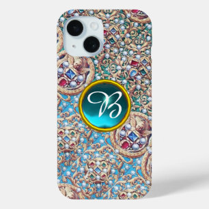 ANTIEK JEWELS, GEMSTONES, PEARLS, ANGELS MONOGRAM iPhone 15 CASE
