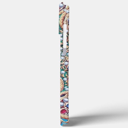 ANTIEK JEWELS, GEMSTONES, PEARLS, ANGELS MONOGRAM Case-Mate iPhone CASE (Achterkant / Links)