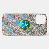 ANTIEK JEWELS, GEMSTONES, PEARLS, ANGELS MONOGRAM Case-Mate iPhone CASE (Achterkant (horizontaal))