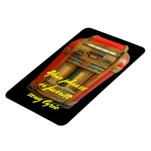 Antiek Jukebox en je zin Magneet (Linkerzijde)