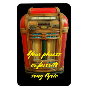Antiek Jukebox en je zin Magneet