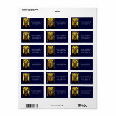 Antiek Jukebox Etiket (Full Sheet)