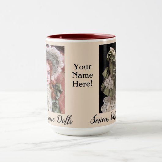 Antiek Jumeau Coffee Mok (Midden)