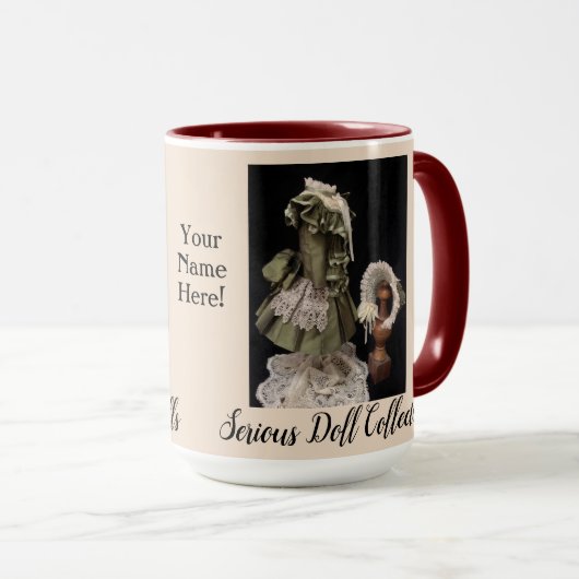 Antiek Jumeau Coffee Mok (Voorkant rechts)