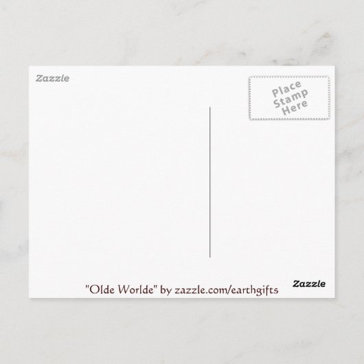 ANTIEK KAART (Achterkant)