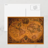 ANTIEK KAART (Voorkant / Achterkant)