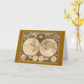 ANTIEK KAART (Gele Bloem)