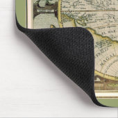 Antiek kaart, 1596, Amerika Sive Novus Orbis Muismat (Hoek)