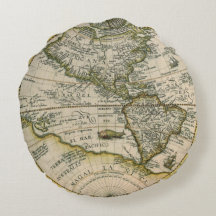 Antiek kaart, 1596, Amerika Sive Novus Orbis