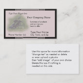 Antiek kaart-aanpassen visitekaartje (Voorkant / Achterkant)