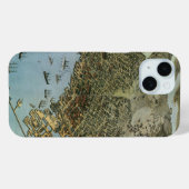 Antiek Kaart Aerial Uitzicht City of Seattle Washi Case-Mate iPhone Case (Achterkant (horizontaal))