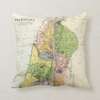Antiek kaart - Biblical Palestine Kussen