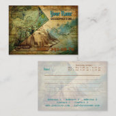 Antiek kaart - Business-, Profile Card Visitekaartje (Voorkant / Achterkant)
